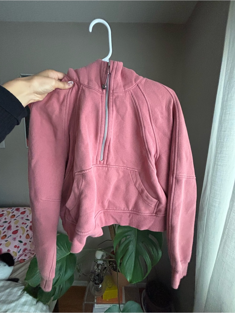 Dusty Rose Scuba Half Zip